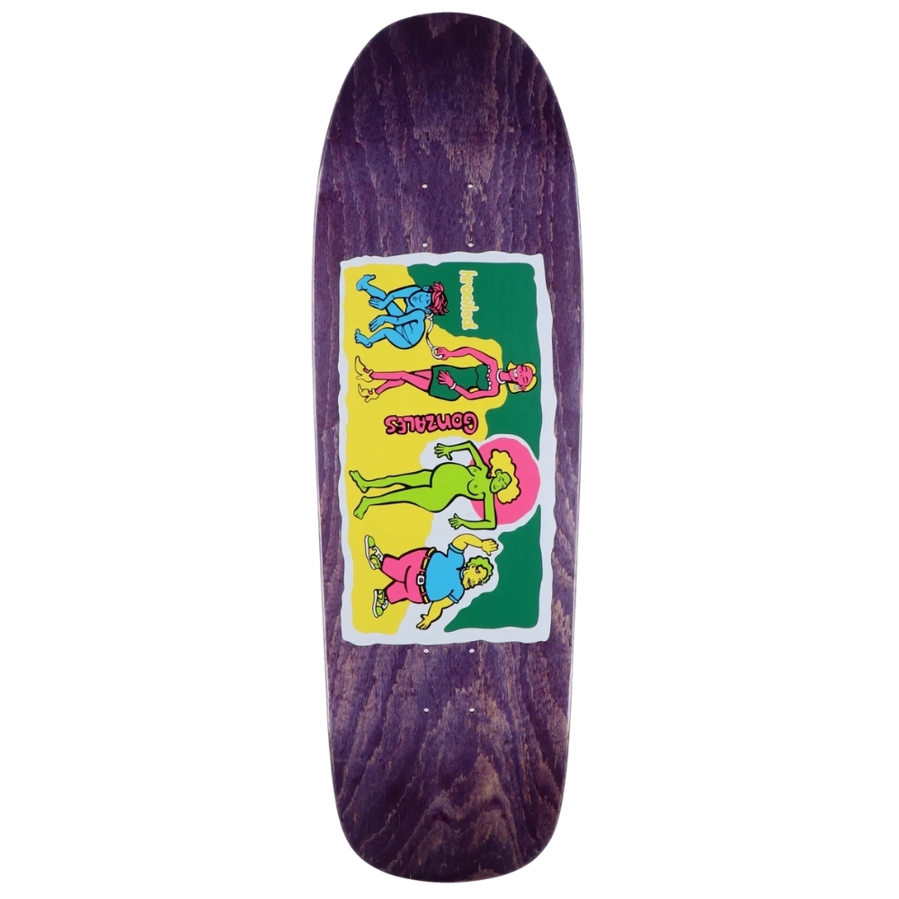 Krooked Family Affair Gonz Purple 9.81 Skateboard Deck