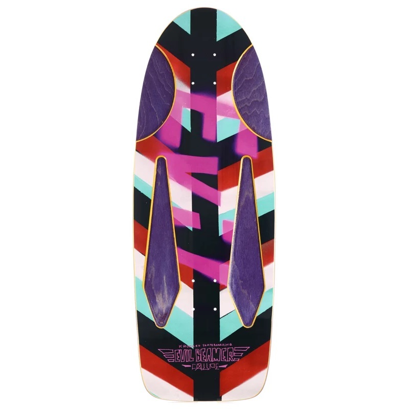 Krooked Evil Beamer Coupe Purple 10.75 Skateboard Deck