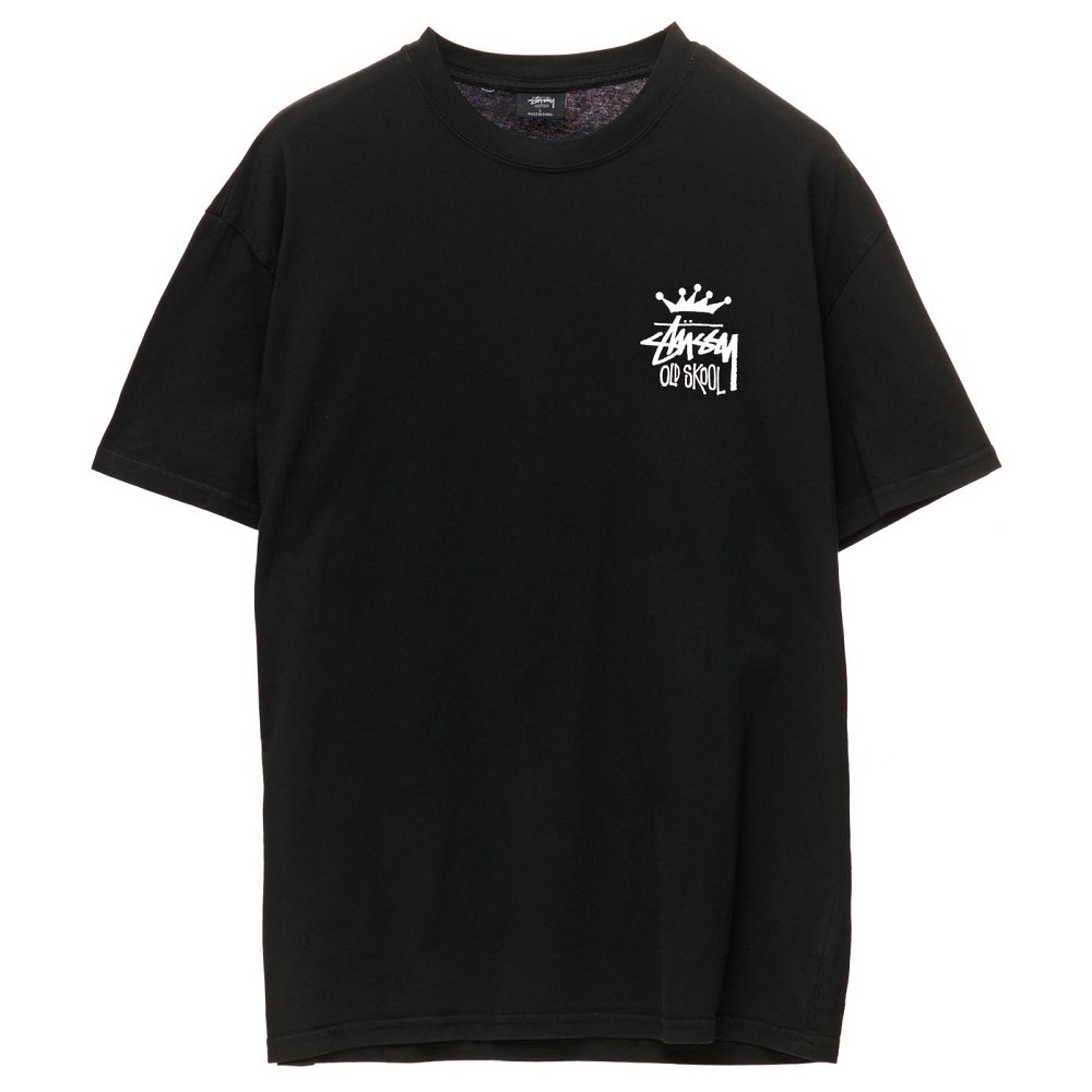 Stussy Old Skool 50 50 Pigment Black T-Shirt [Size: XL]