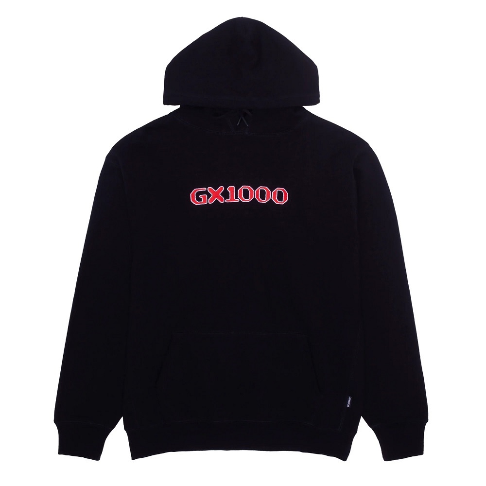 Gx1000 Felt OG Logo Black Hoodie [Size: S]