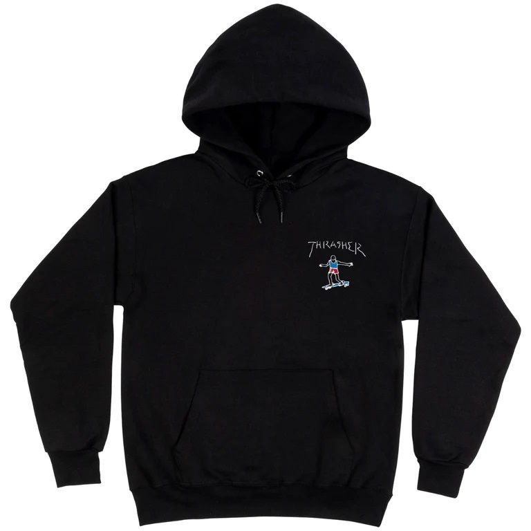 Thrasher Gonz Mini Logo Black Hoodie [Size: M]