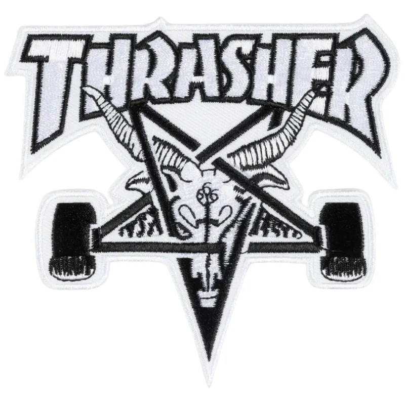 Thrasher Skate Goat White Patch