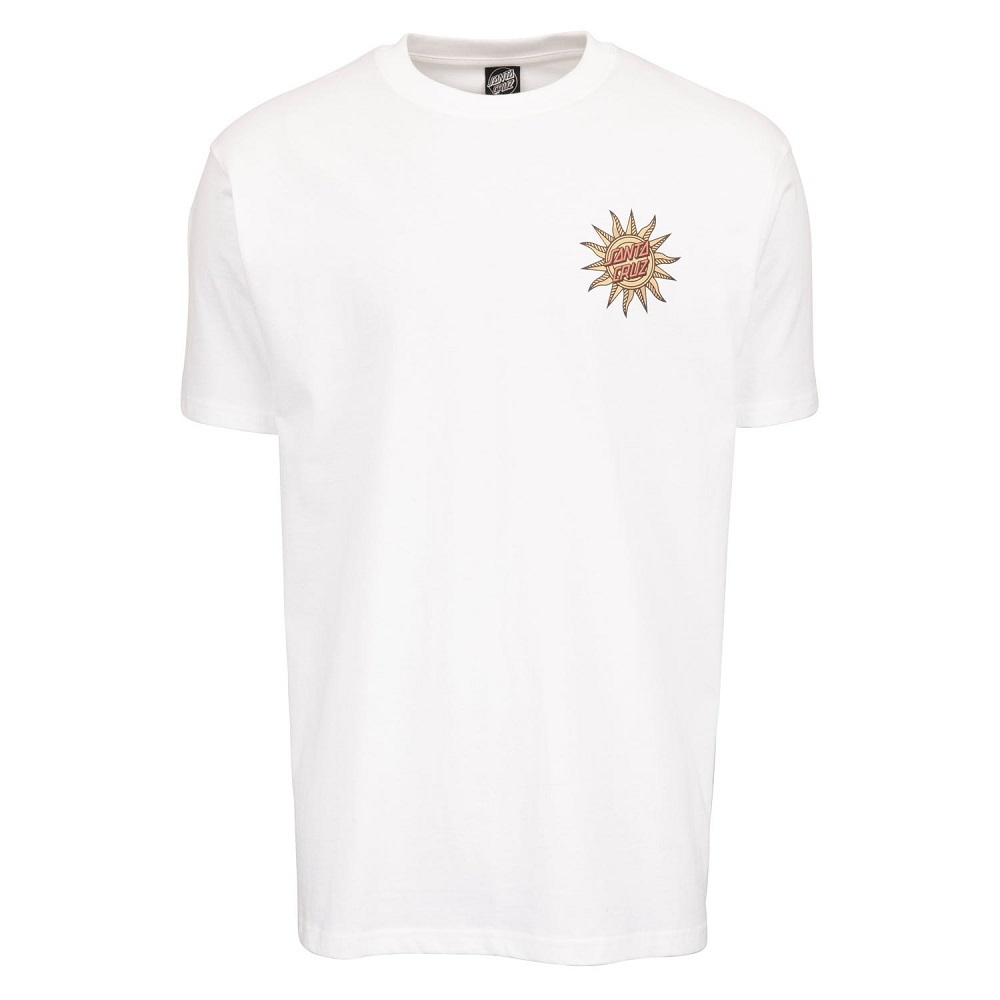 Santa Cruz Delfino Tarot Angle White T-Shirt [Size: L]