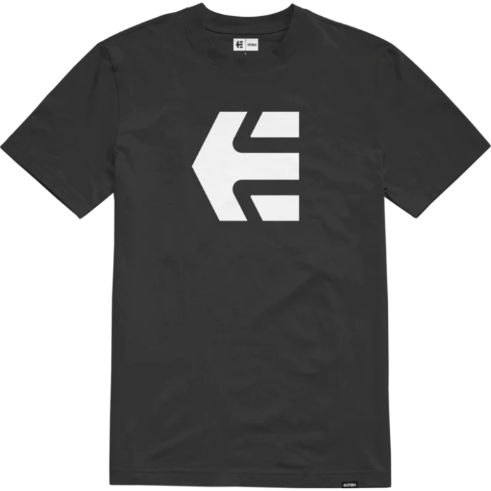 Etnies Icon Black White Kids T-Shirt [Size: XS]