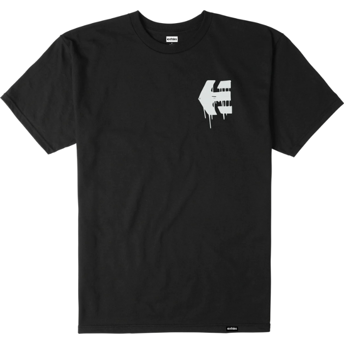Etnies Bones Black Kids T-Shirt [Size: XL]
