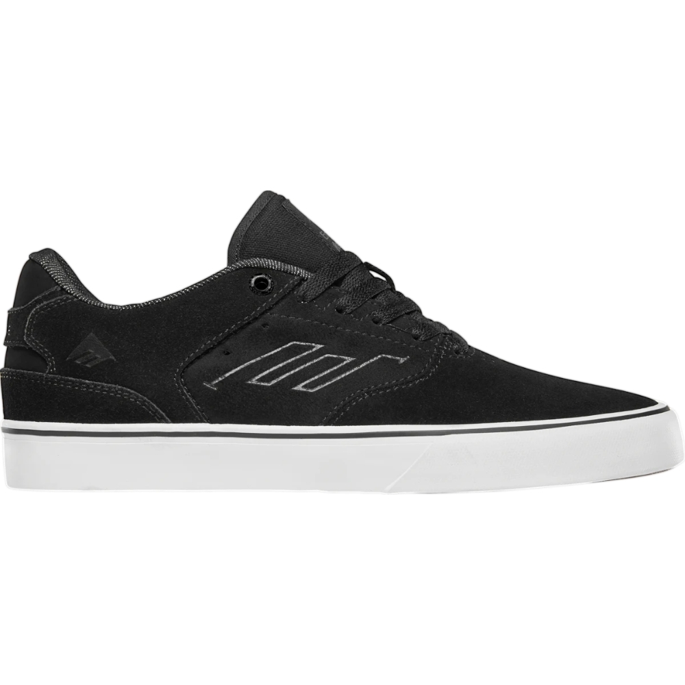 Emerica The Low Vulc Black White Gum Youth Skate Shoes [Size: 11C]