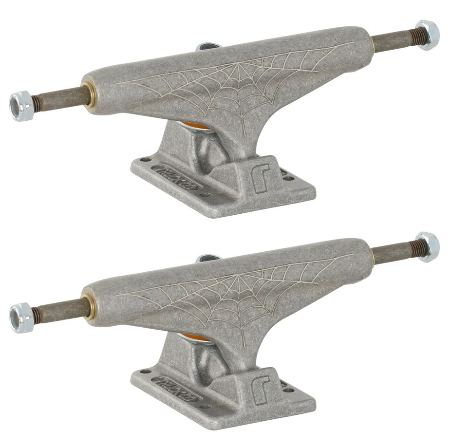 Independent Justin Henry Raw Silver Set Of 2 Skateboard Trucks [Size: 139]