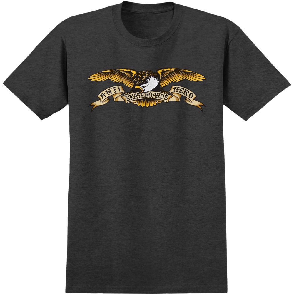 Anti Hero Eagle Charcoal Youth T-Shirt [Size: S]