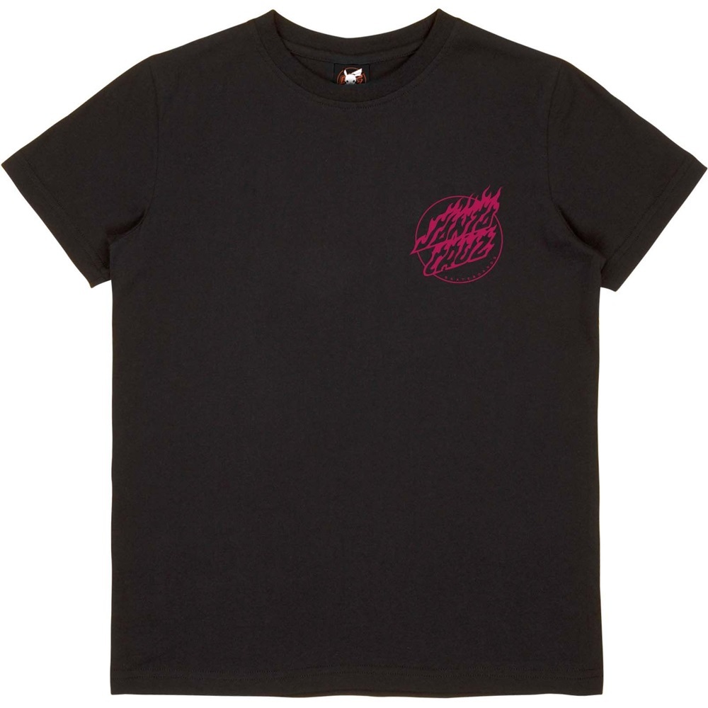 Santa Cruz X Pokemon Fire Type 1 Black Youth T-Shirt [Size: 8]