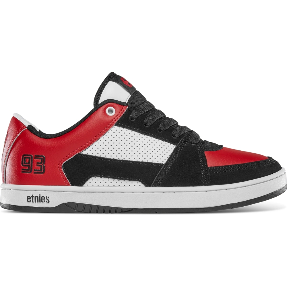Etnies MC Rap Lo Black Red White Mens Skate Shoes [Size: US 11]