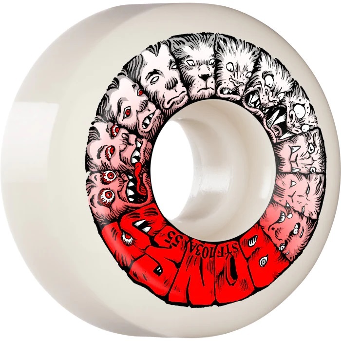 Bones Weird Wolf Sidecut STF V5 103A 55mm Skateboard Wheels