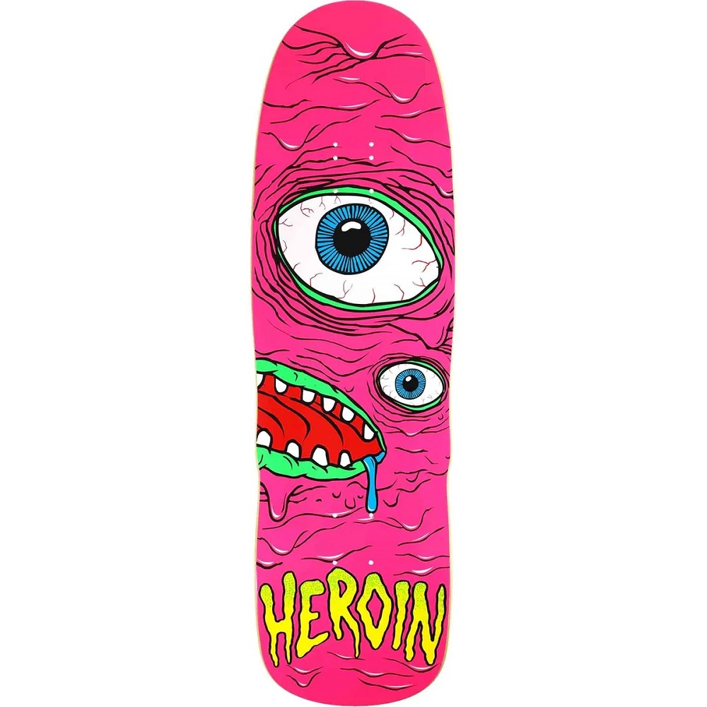 Heroin Pink Mutant 9.5 Skateboard Deck