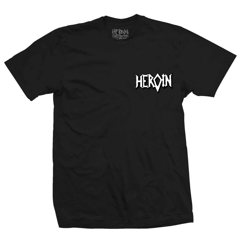 Heroin Die Tonight Black T-Shirt [Size: S]