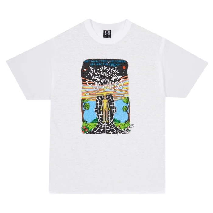 Afends Next Level Boxy Graphic White T-Shirt [Size: M]
