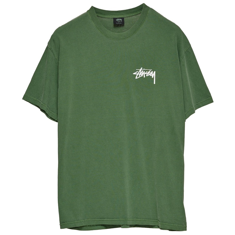 Stussy IST Lion 50 50 Pigment Green T-Shirt [Size: S]