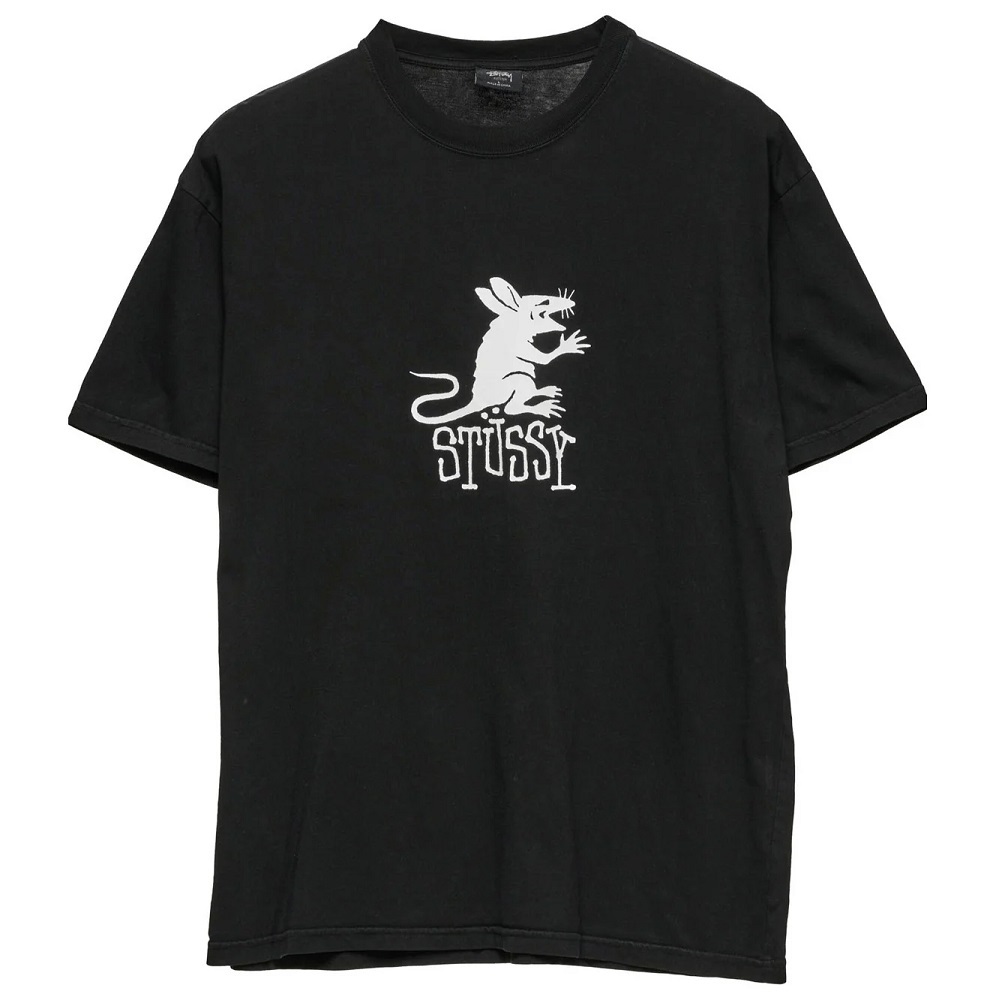 Stussy Rat 50 50 Pigment Black T-Shirt [Size: S]