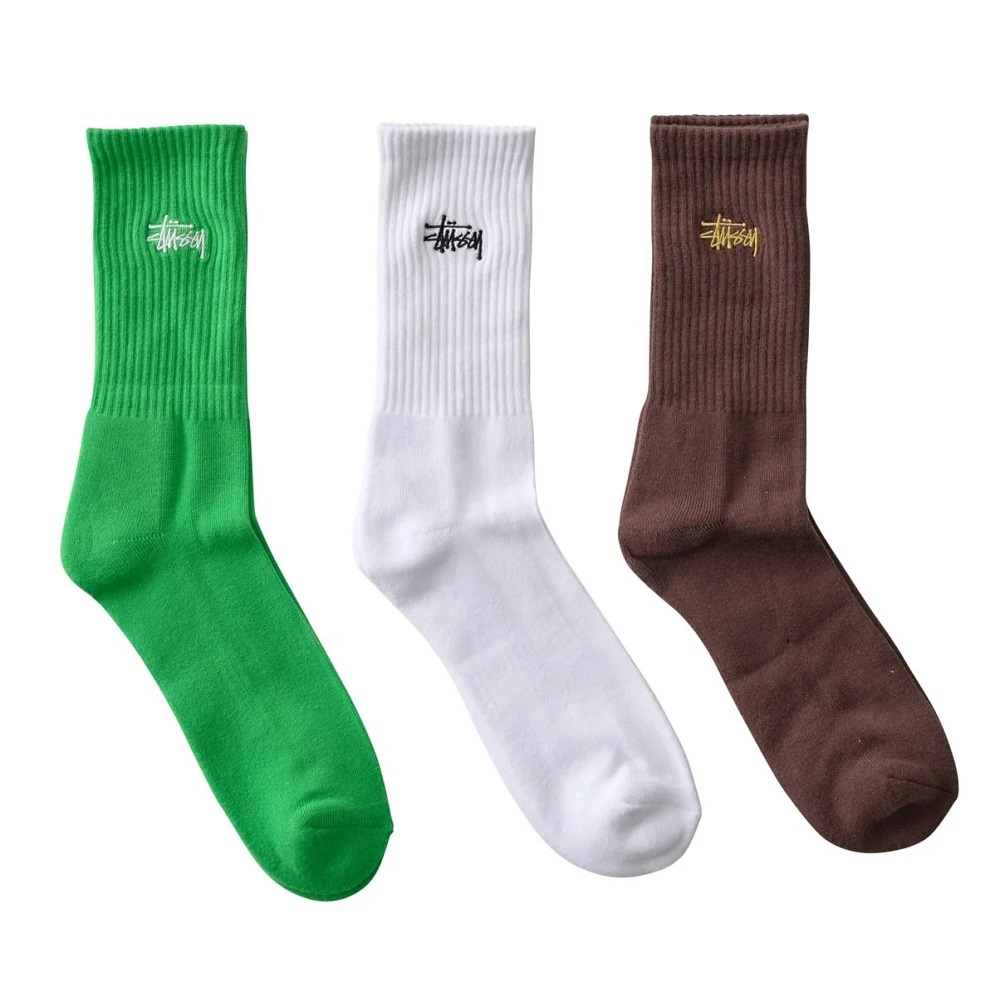 Stussy Graffiti Multi 3 Pairs Socks