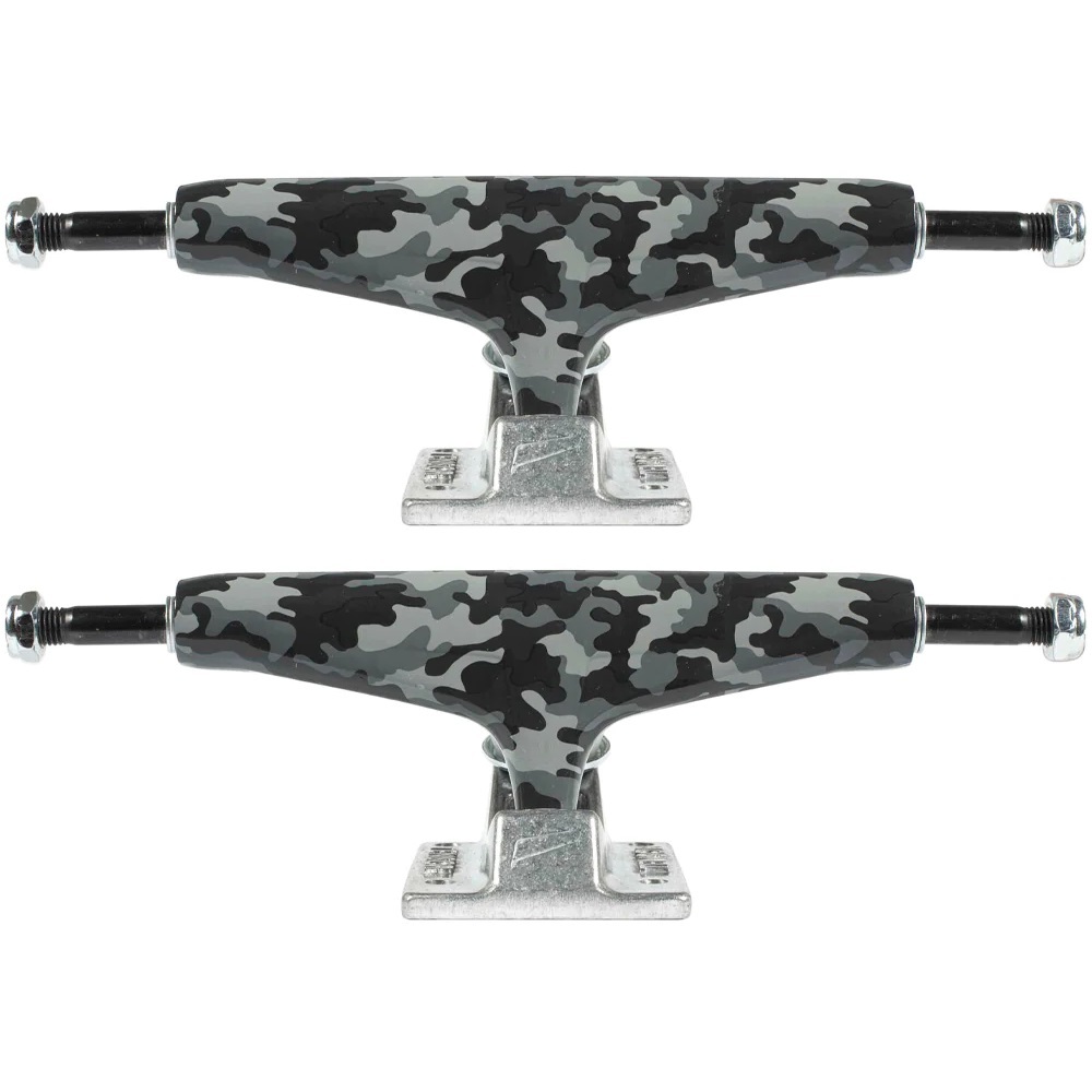Tensor Aluminum Camo Black Raw Set Of 2 Skateboard Trucks [Size: 5.25]