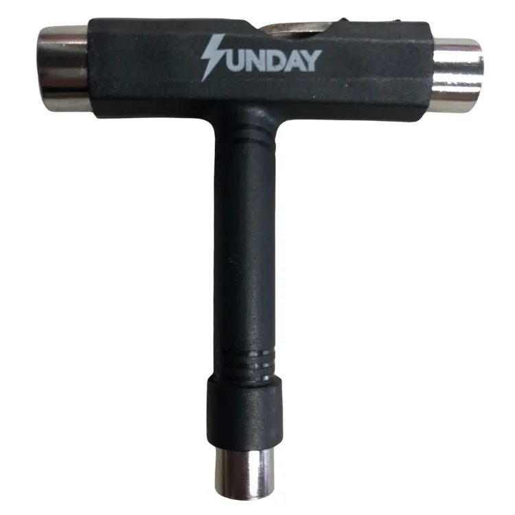 Sunday Hardware Black Skateboard T Tool