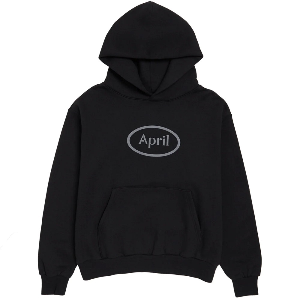 April OG Puff Print Black Hoodie [Size: M]