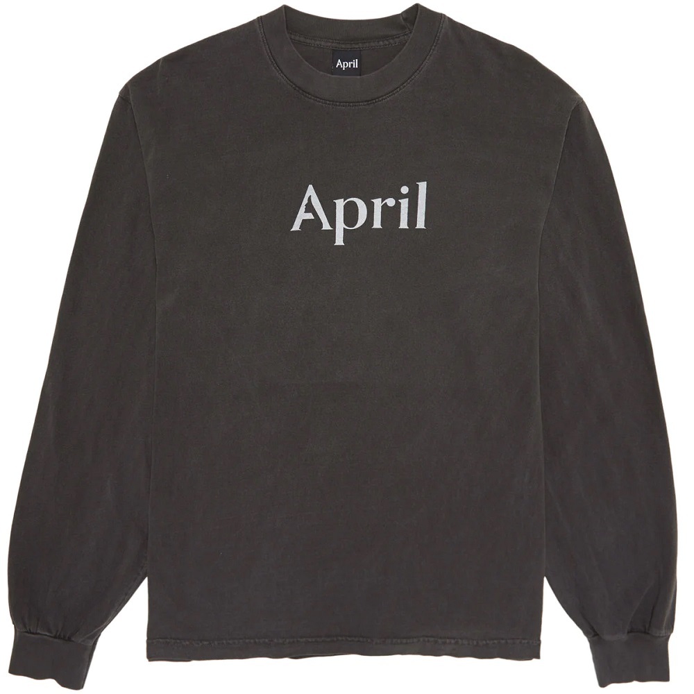 April Reflective Vintage Black Long Sleeve Shirt [Size: M]