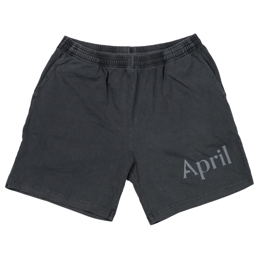 April Reflective Vintage Black Shorts [Size: S]