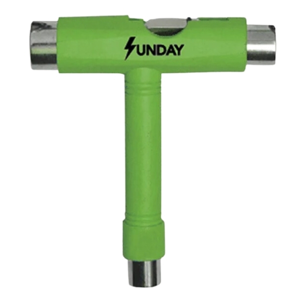 Sunday Hardware Green Skateboard T Tool