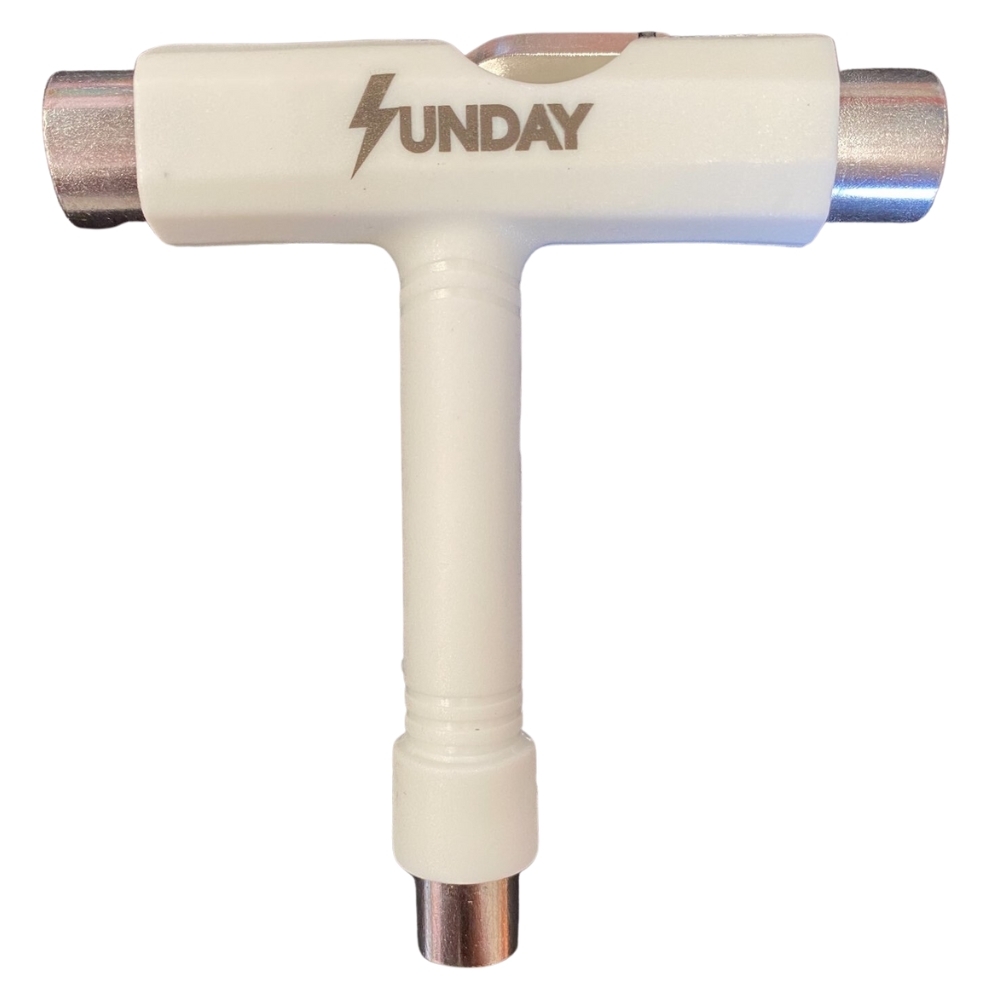 Sunday Hardware White Skateboard T Tool
