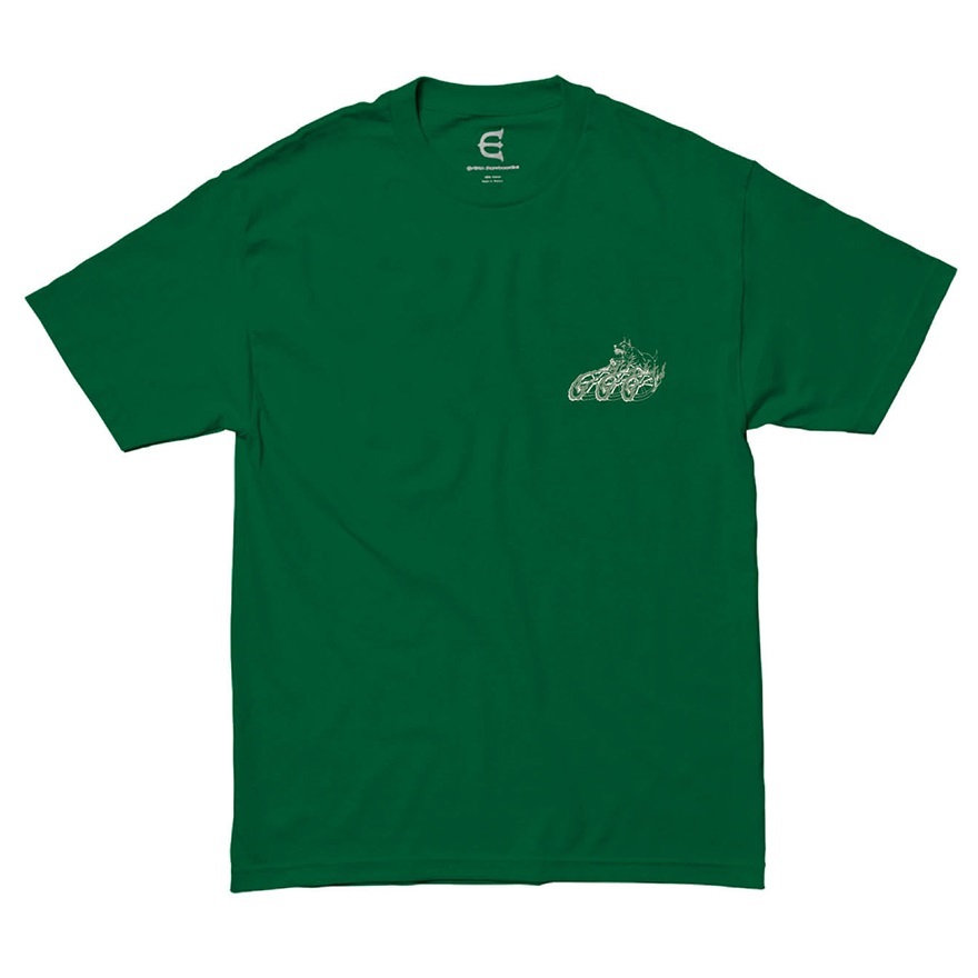 Evisen City Hell Festival Forest Green T-Shirt [Size: S]