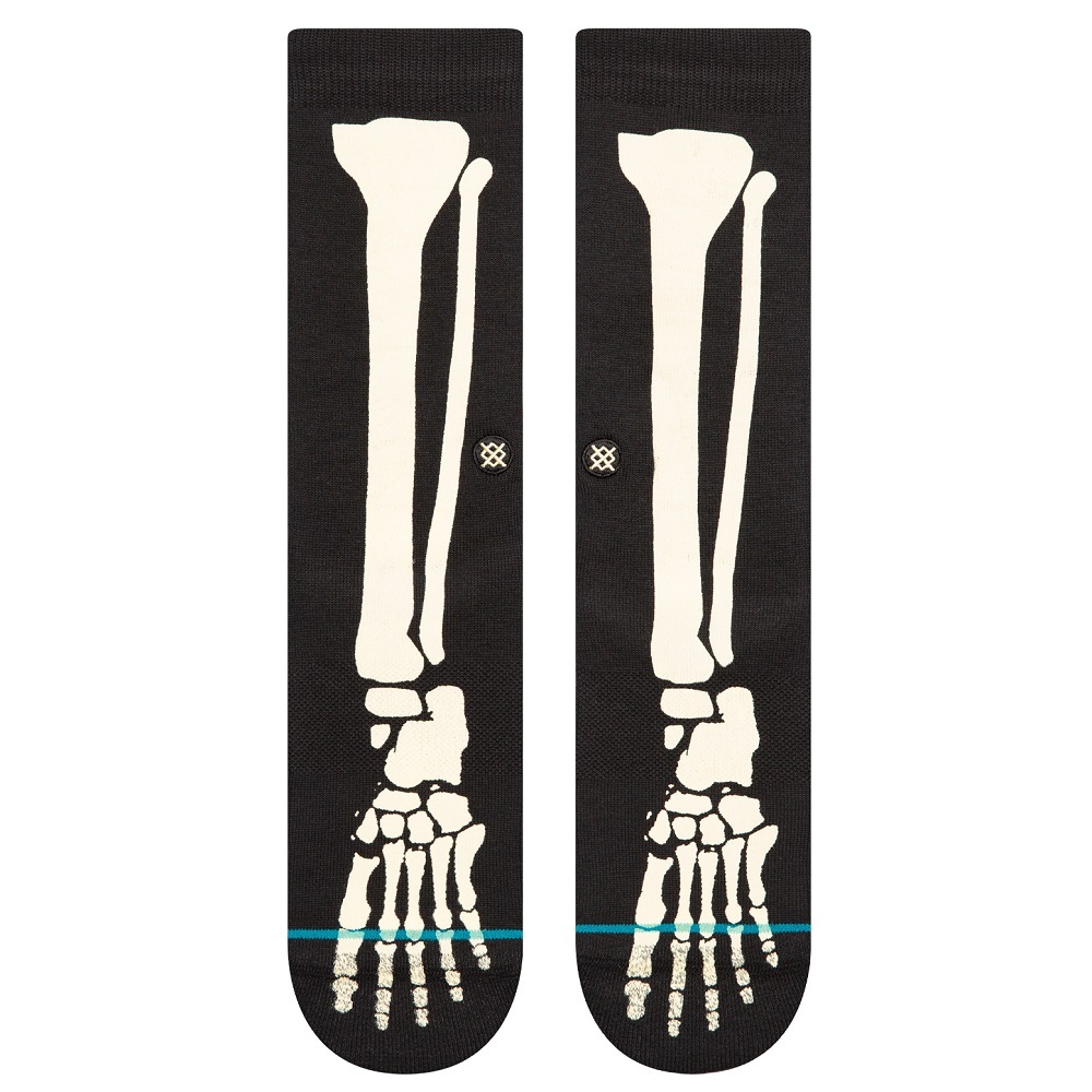 Stance Bonez Black Large Mens Socks