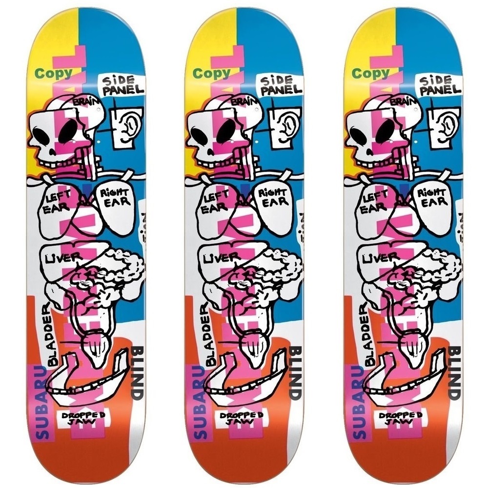 Blind Experimental Reaper RHM 8.0 3 Pack Skateboard Decks