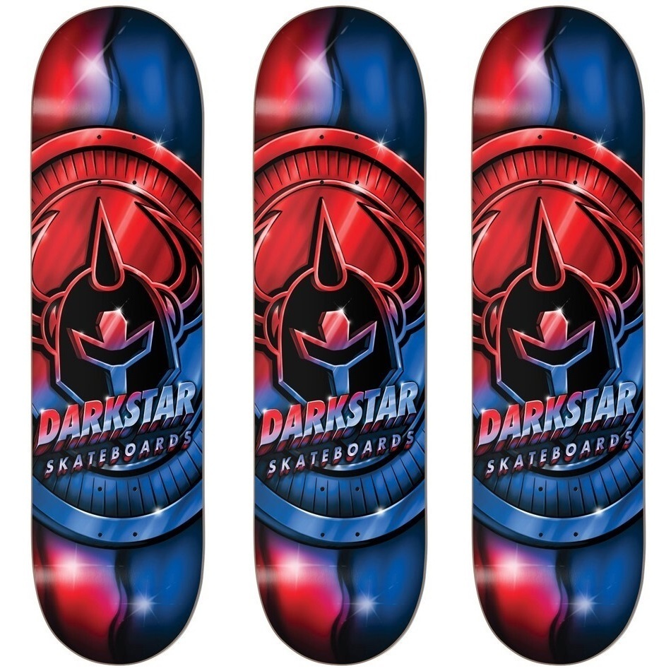 Darkstar Anodize Red Blue 8.0 3 Pack Skateboard Decks