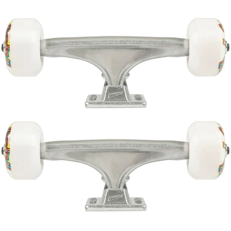 Tensor Blind Wheel Combo OG Stack Raw Set Of 2 Skateboard Trucks [Size: 5.25]