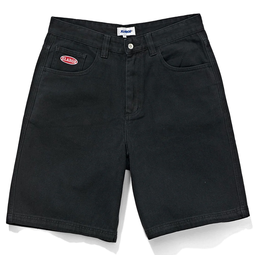 XLarge Bull Denim 91 Black Shorts [Size: 36]