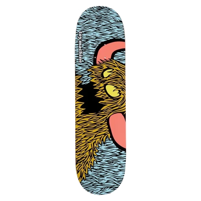 Toy Machine Vice Furry Monster Mustard 8.375 Skateboard Deck