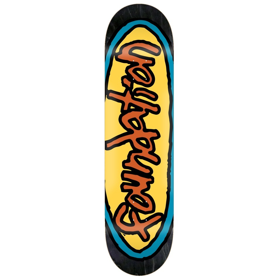 Foundation Marker Yellow 8.25 Skateboard Deck