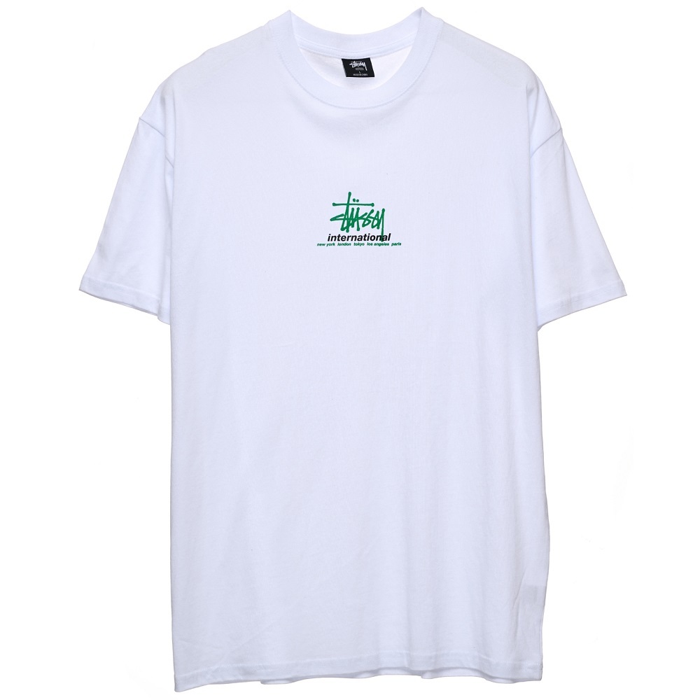 Stussy International White T-Shirt [Size: XL]