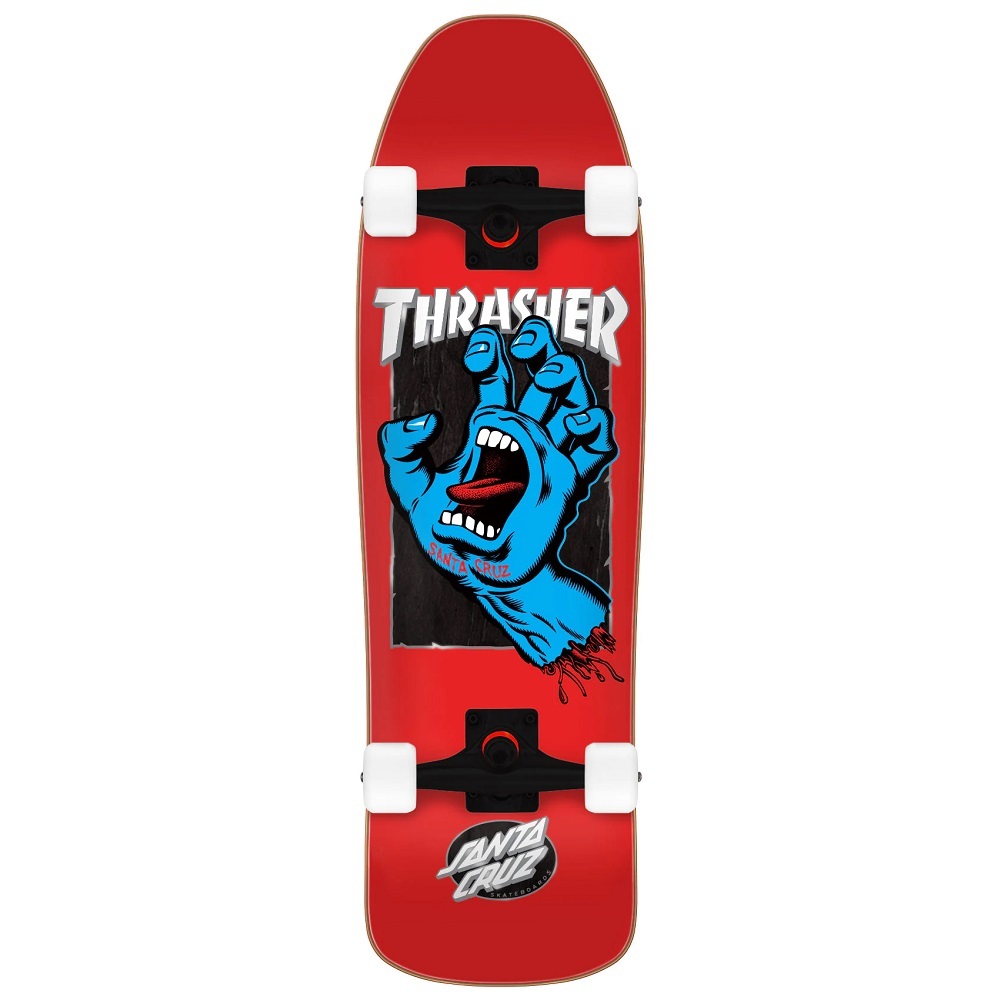 Santa Cruz X Thrasher Screaming Hand 31.7 Cruiser Skateboard