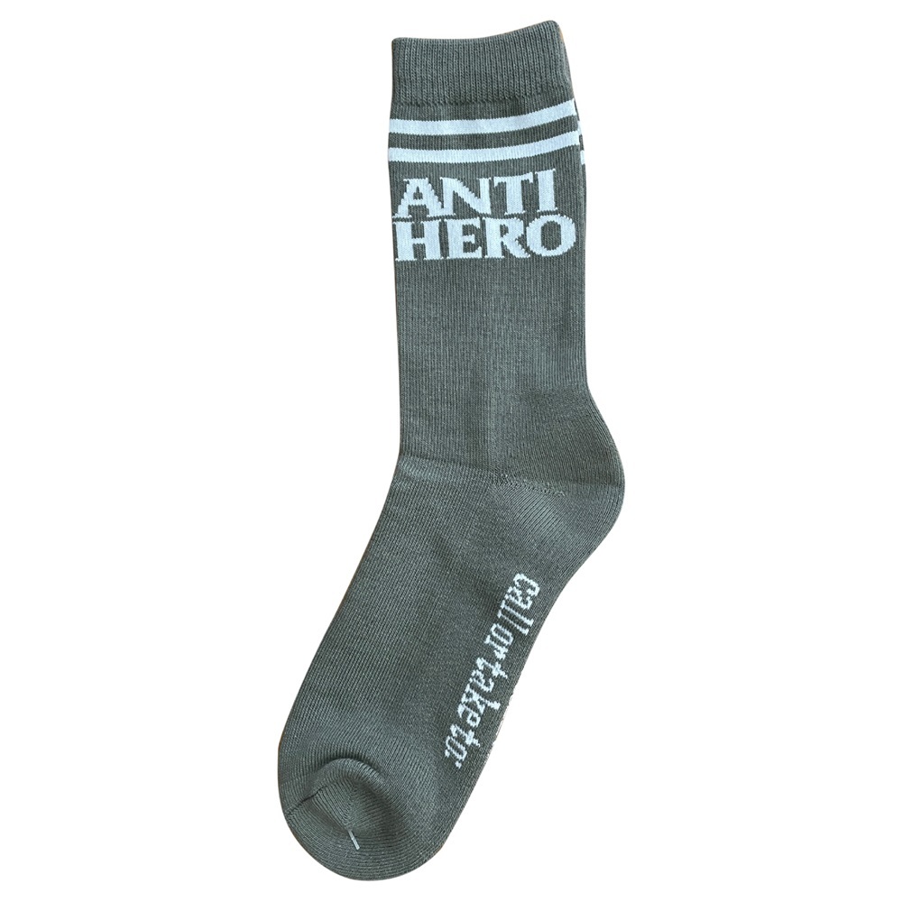 Anti Hero Blackhero If Found 1 Pair Grey Mens Socks