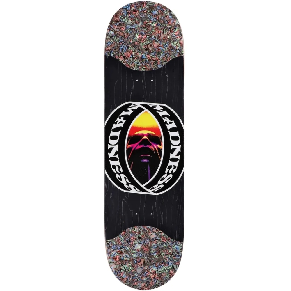 Madness Vision R7 Slick Black Multi 8.625 Skateboard Deck