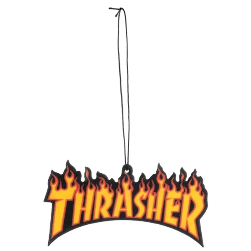 Thrasher Flame Logo Black Air Freshener