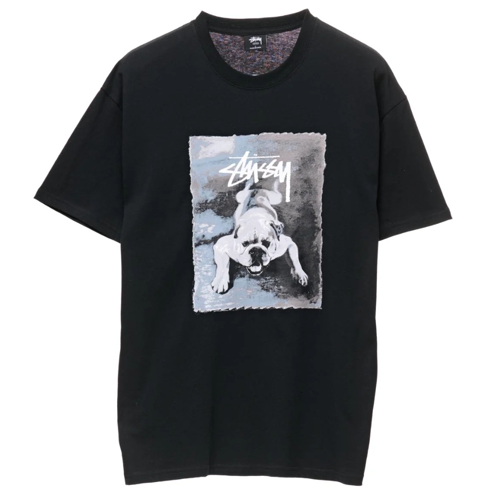 Stussy Bulldog Black T-Shirt [Size: S]