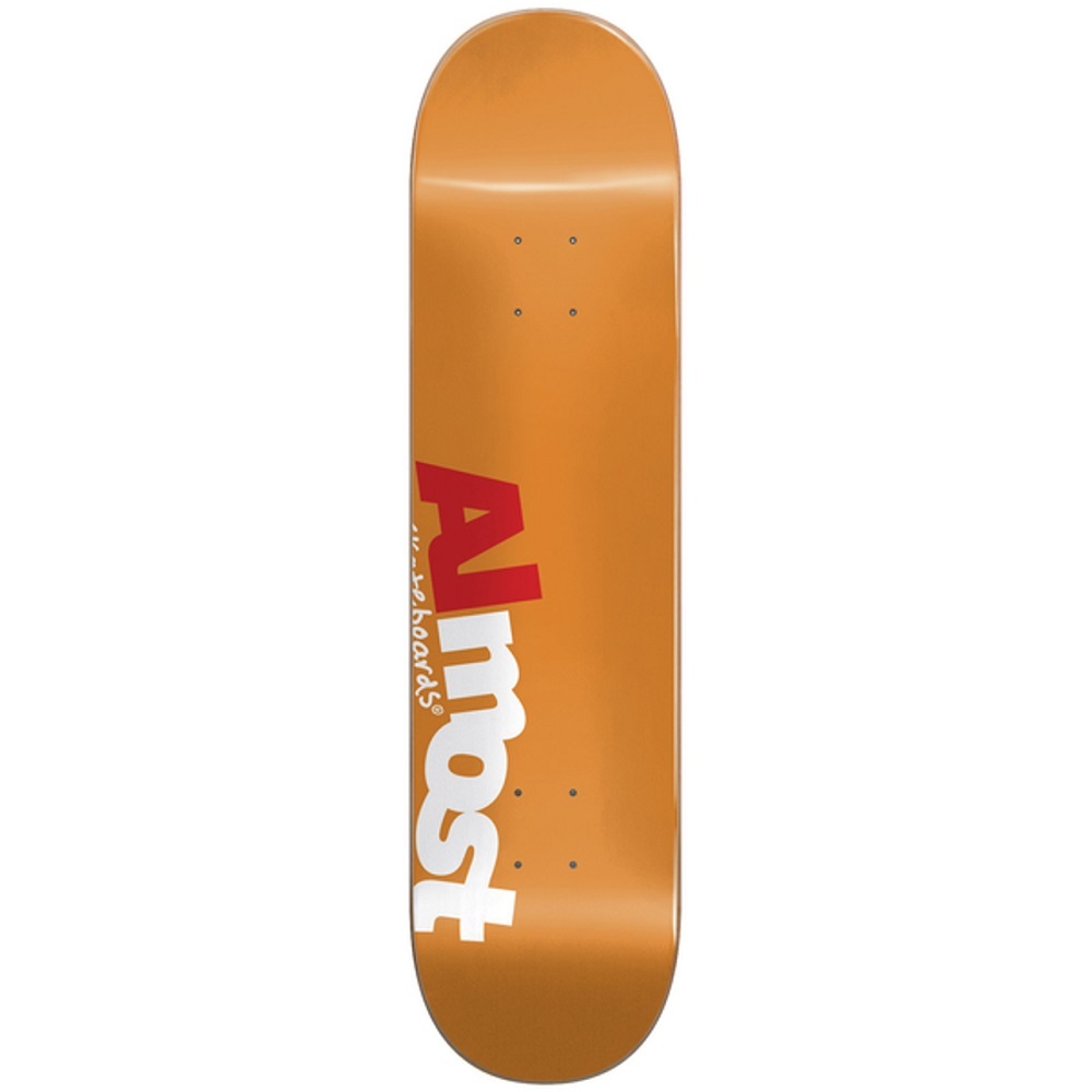 Almost Most HYB Orange 8.0 Skateboard Deck