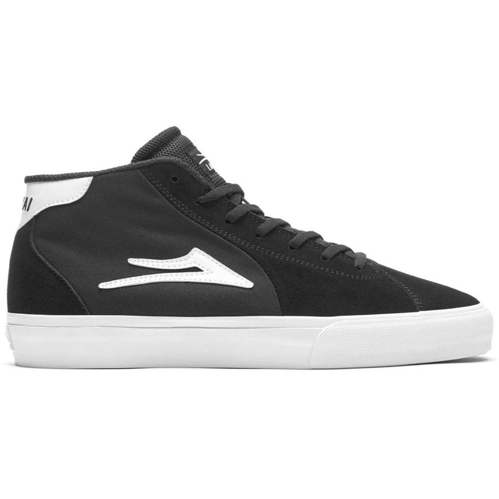Lakai Flaco 2 Mid Black Suede Mens Skate Shoes [Size: US 12]