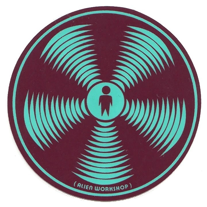 Alien Workshop Sonic Sticker