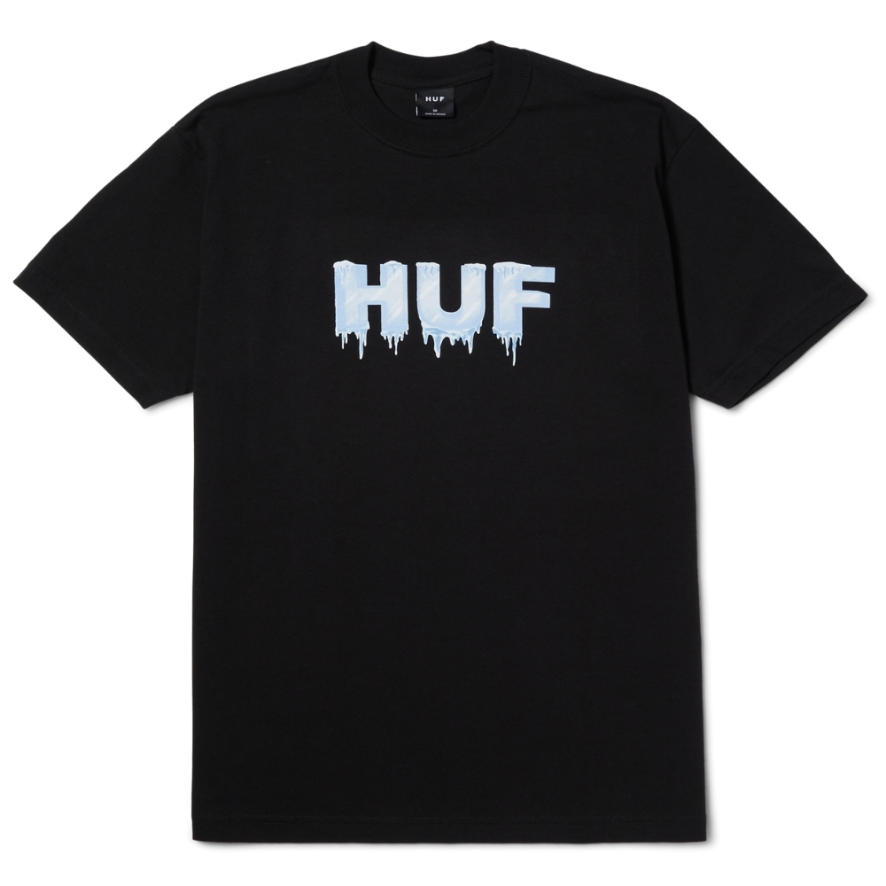 HUF Icey Black T-Shirt [Size: XL]