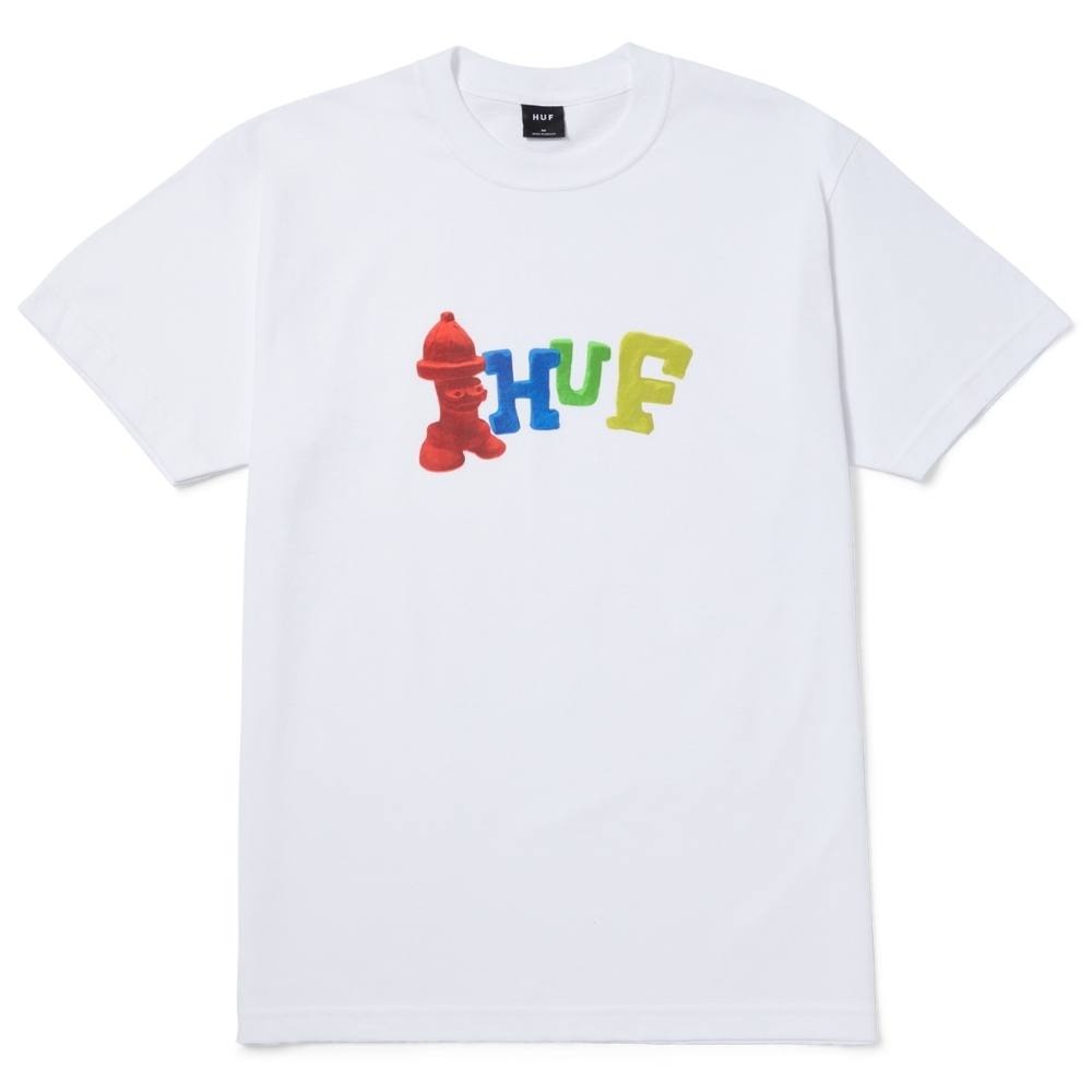 HUF Claytime White T-Shirt [Size: XL]