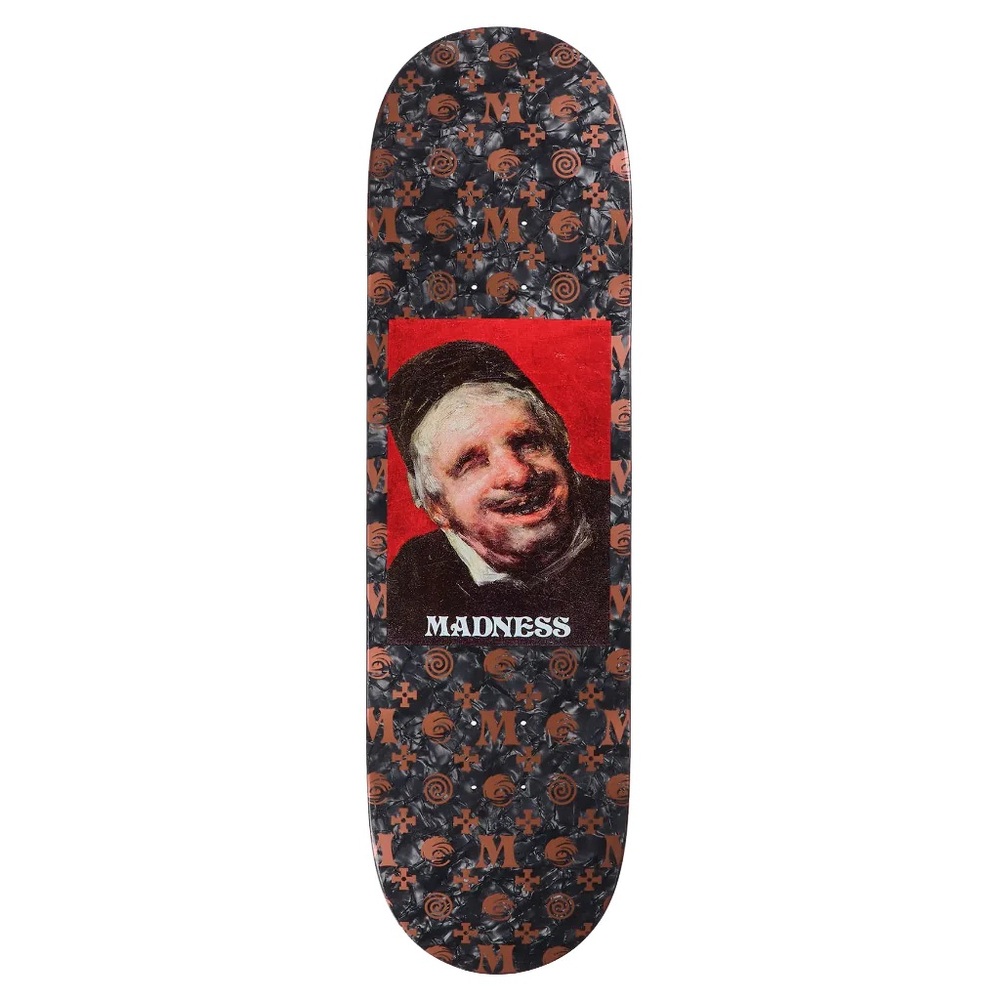 Madness Baked Popsicle R7 Slick Black Bronze 8.75 Skateboard Deck