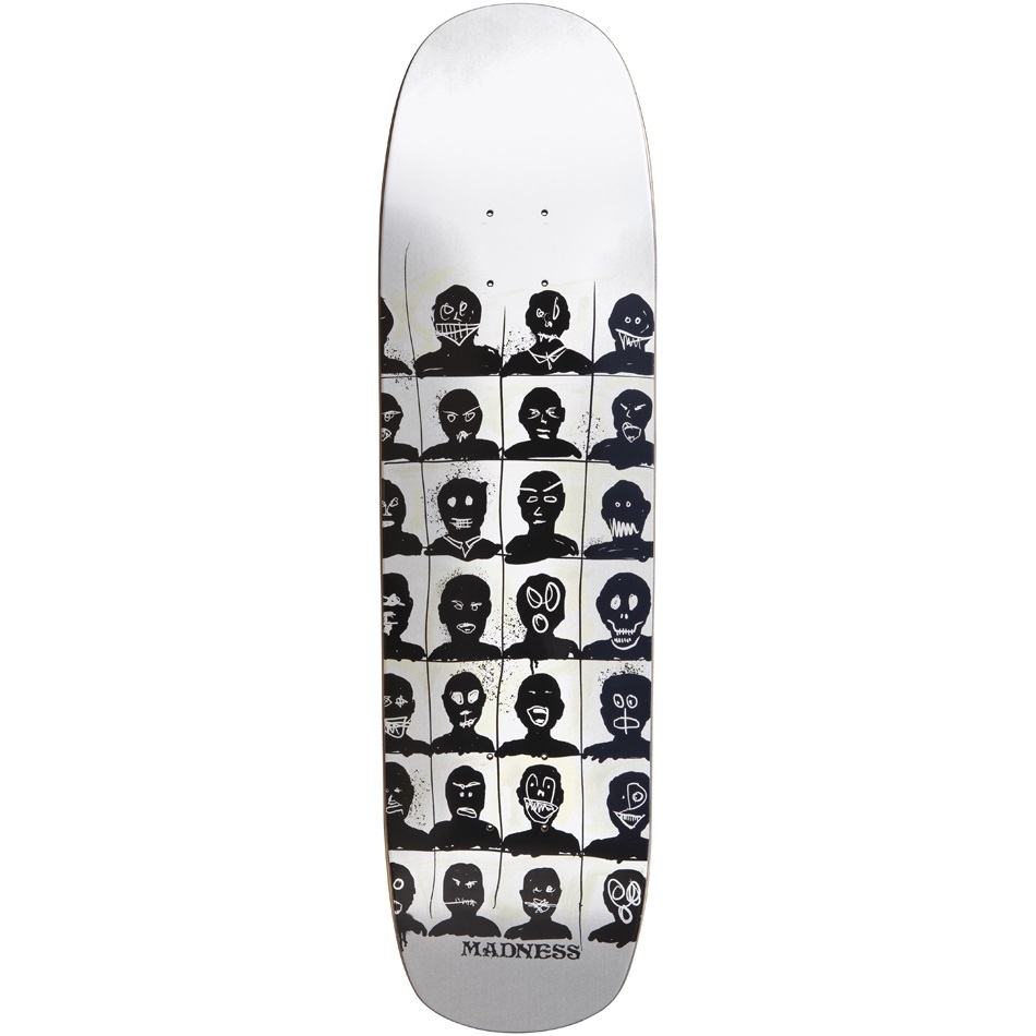 Madness Personalities SuperSap White 8.375 Skateboard Deck