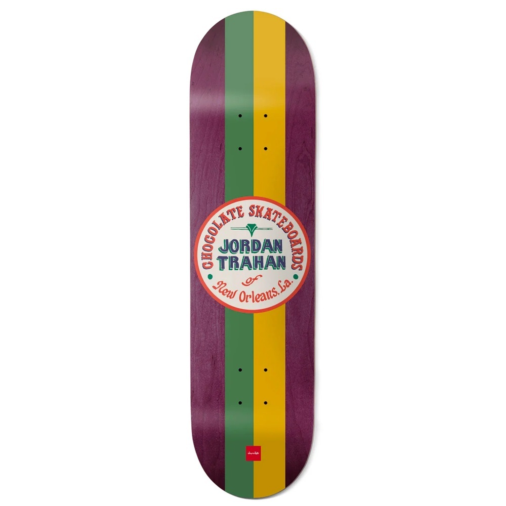 Chocolate Nola Drum Head WR44 D1 Jordan Trahan 8.25 Skateboard Deck
